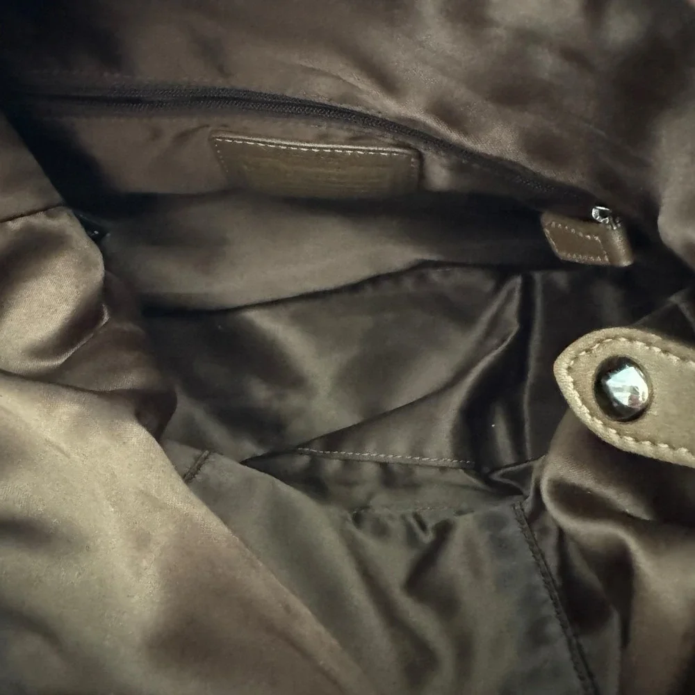 Coach Ashley Satin Leather Convertible Satchel Shoulder Bag - Picture 8 of 9